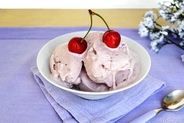 Gelato alla ciliegia bimby