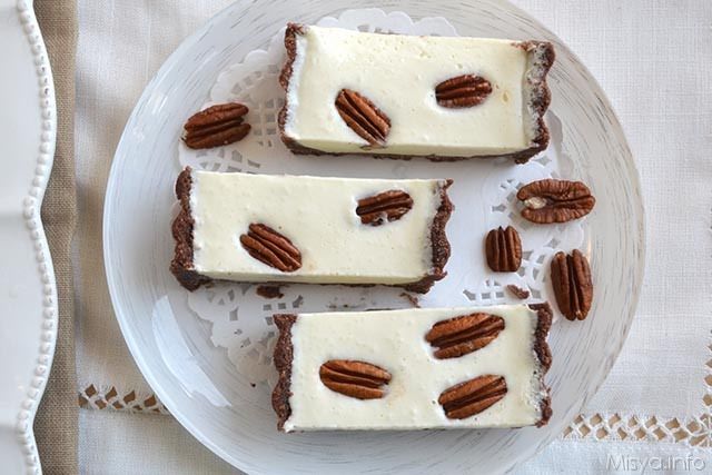 Crostata al cioccolato bianco e noci