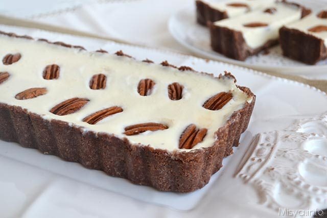 Crostata al cioccolato bianco