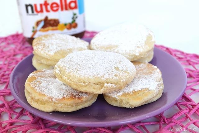 Focaccine alla nutella in padella