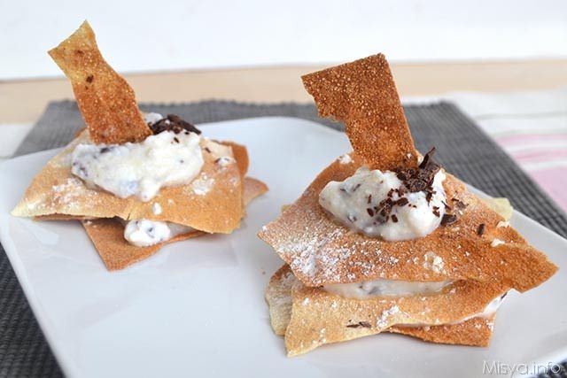 Millefoglie-dolce di pane carasau
