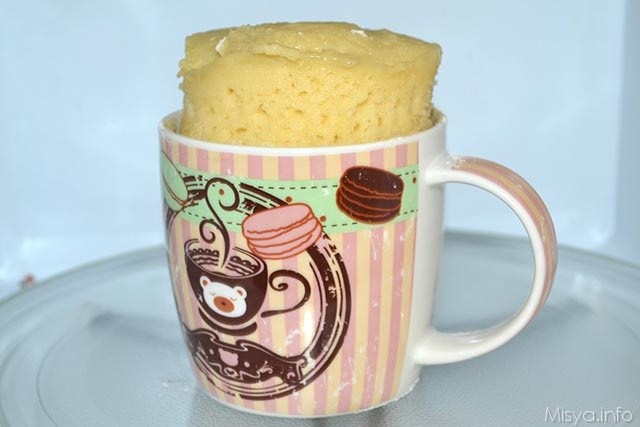 Torta in tazza alla vaniglia 5