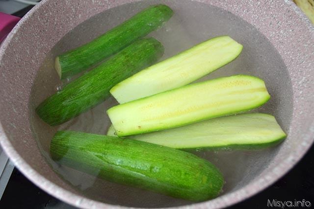 Zucchine ripiene di tonno 1b