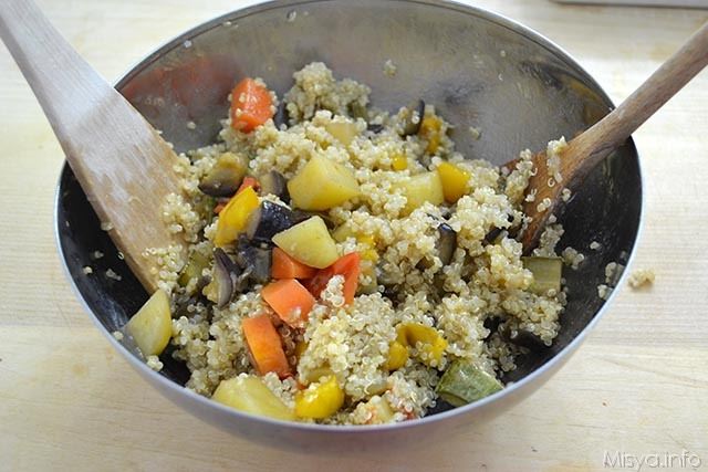 quinoa con cianfotta 5
