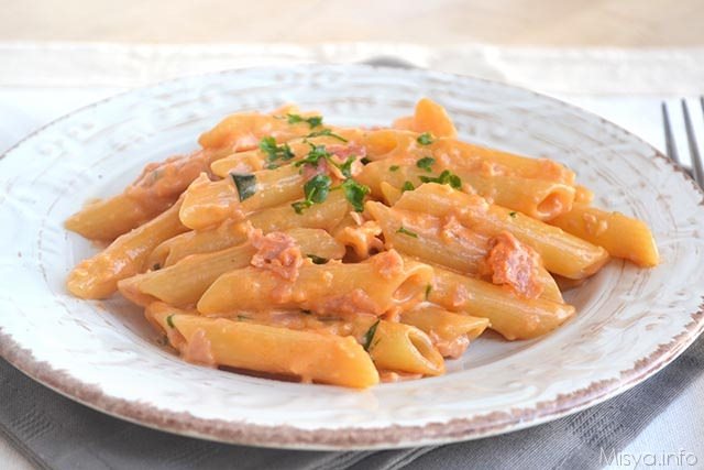 Penne al baffo