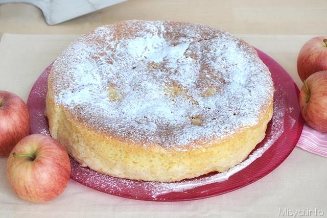 Torta di mele senza burro