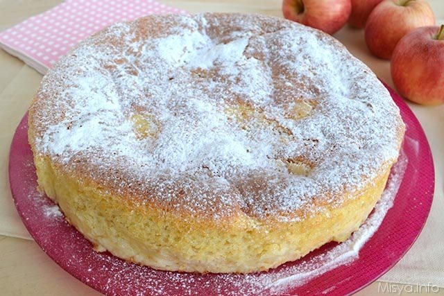 Torta di mele senza burro