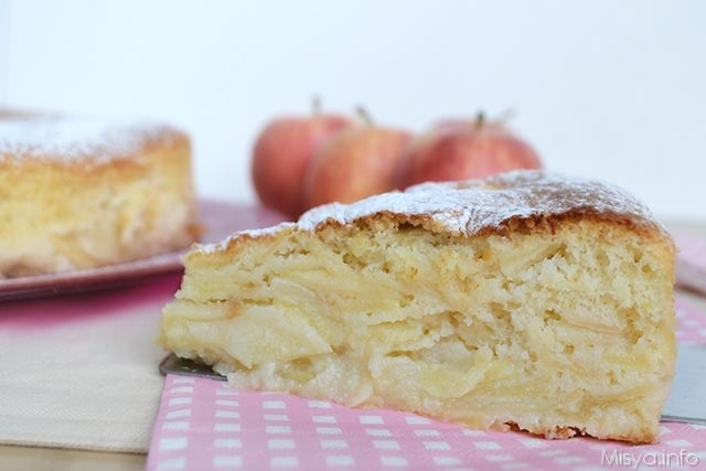 Torta di mele senza burro