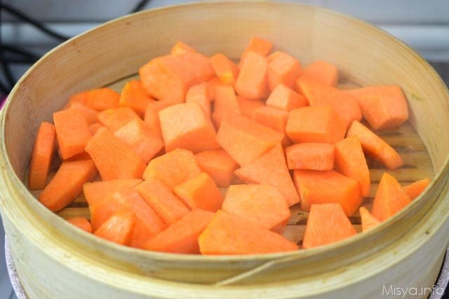1 zucca a vapore