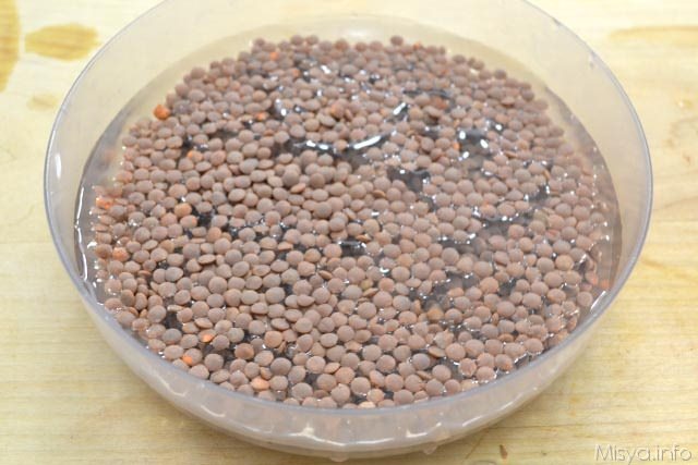 3 lenticchie a bagno