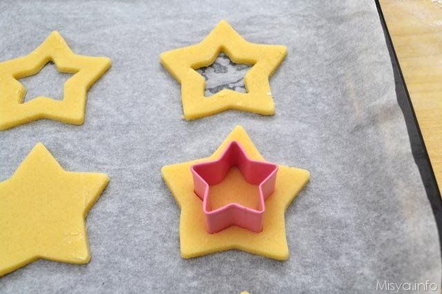 5 tagliare a forma di stella
