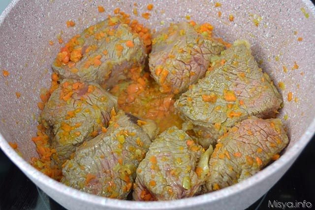 7 rosolare carne