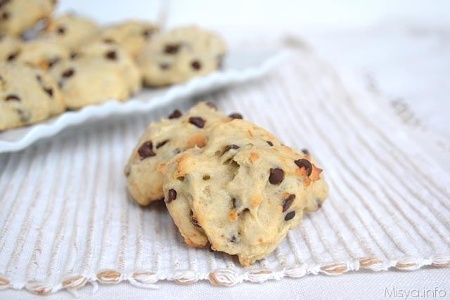 Biscotti banana e cioccolato