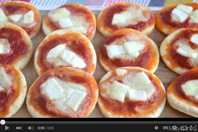 Video ricetta pizzette al Philadelphia