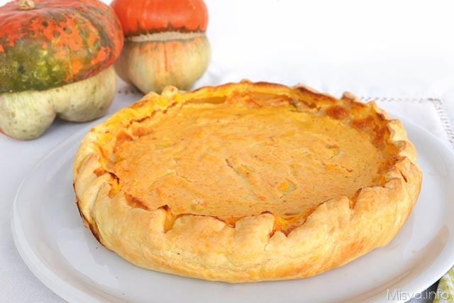 Torta salata zucca e ricotta