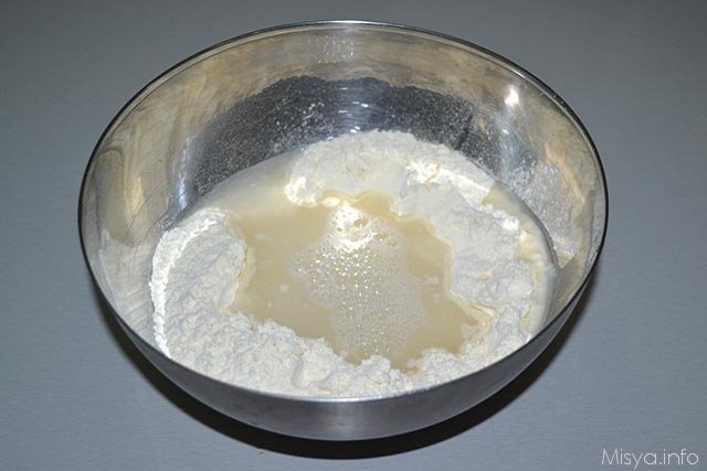 1 farina e acqua