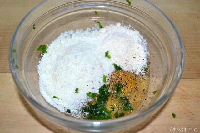 1 uova formaggio prezzemolo
