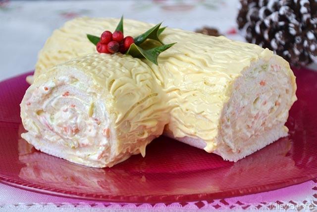 tronchetto di natale salato
