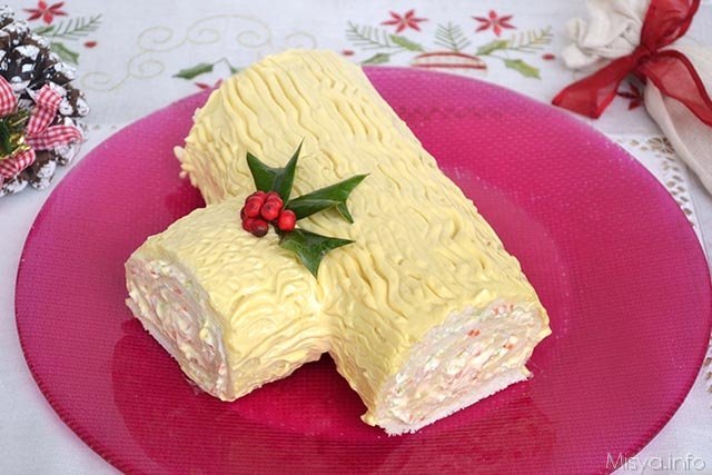 Tronchetto di natale salato