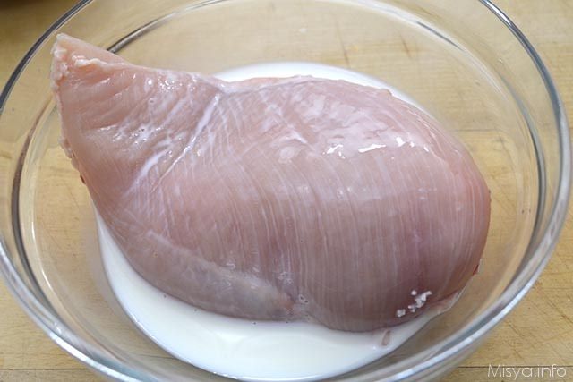 3 petto pollo latte