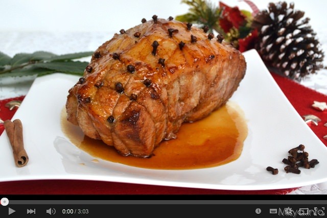 Video ricetta prosciutto glassato al miele