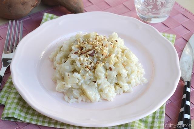 Risotto al topinambur