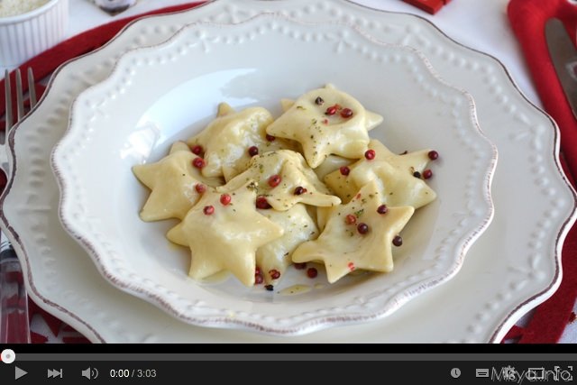 Video ricetta ravioli a stella