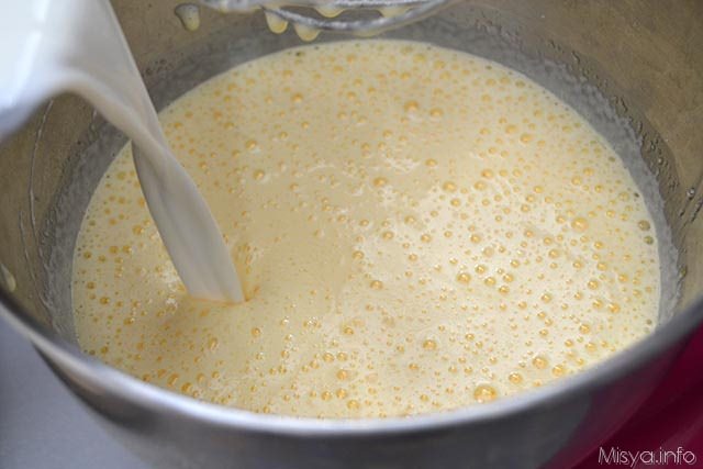 8 aggiungere latte