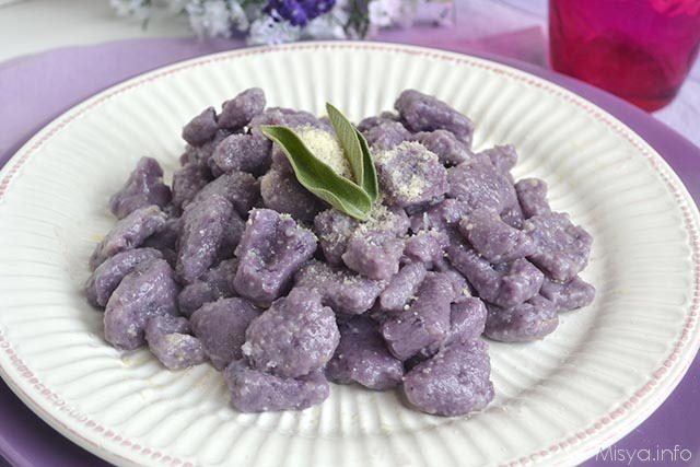 Gnocchi di patate viola