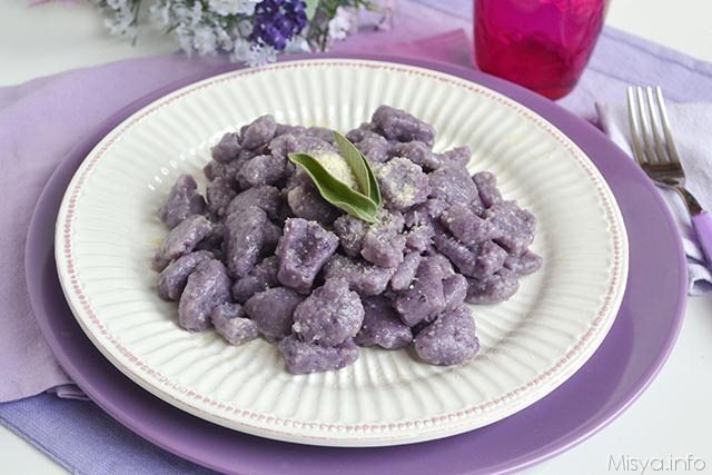 Gnocchi di patate viola