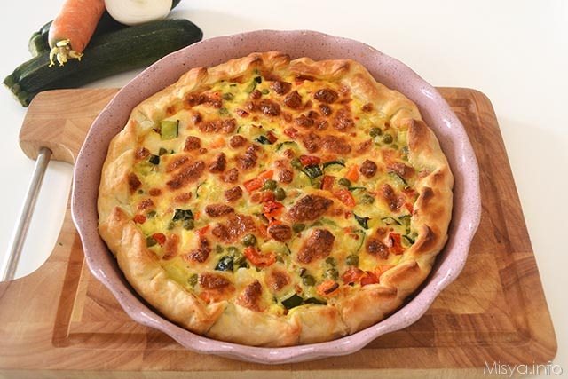 Torta salata alle verdure
