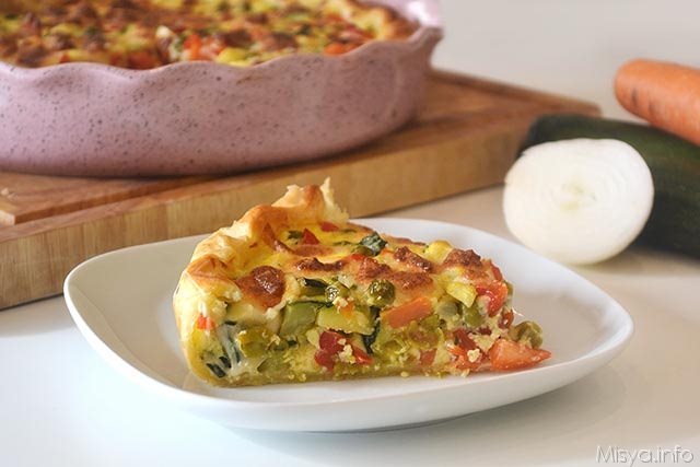 Torta salata alle verdure