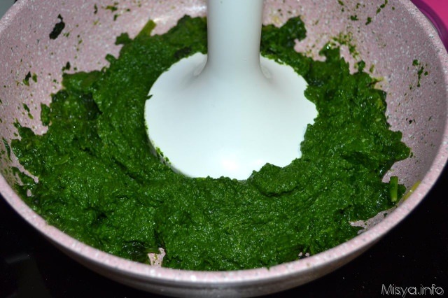 1 frullare spinaci