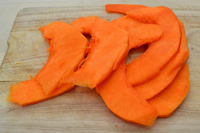1 tagliare la zucca