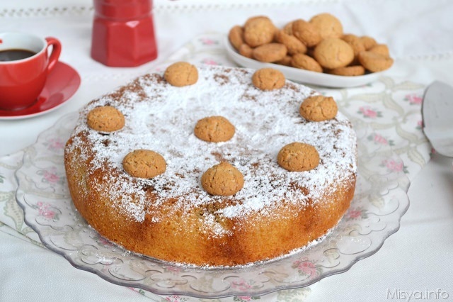 Torta al caffe amaretti