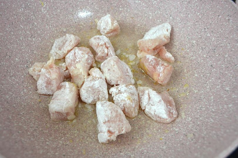 4 cuocere tocchetti pollo