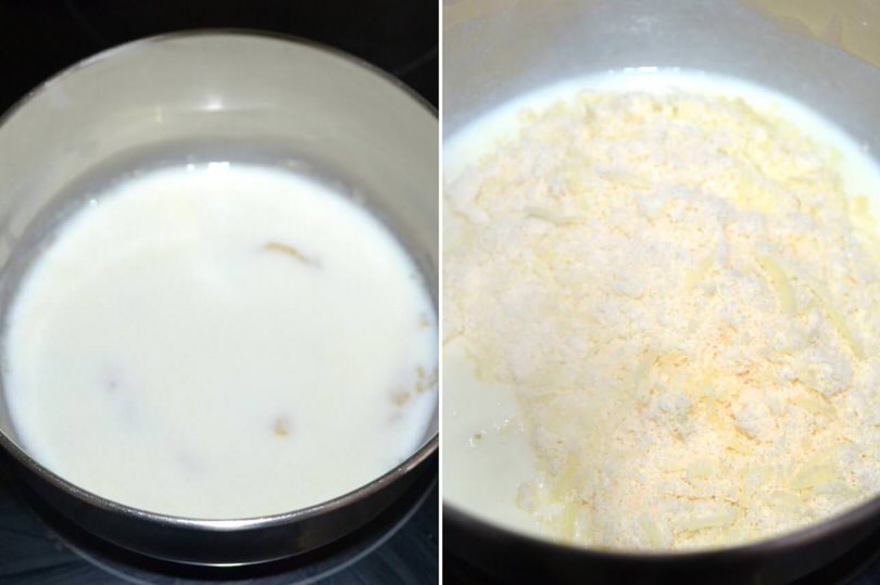 3 aggiungere parmigiano
