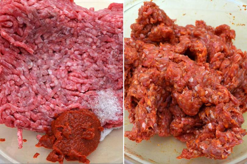 3 impastare carne