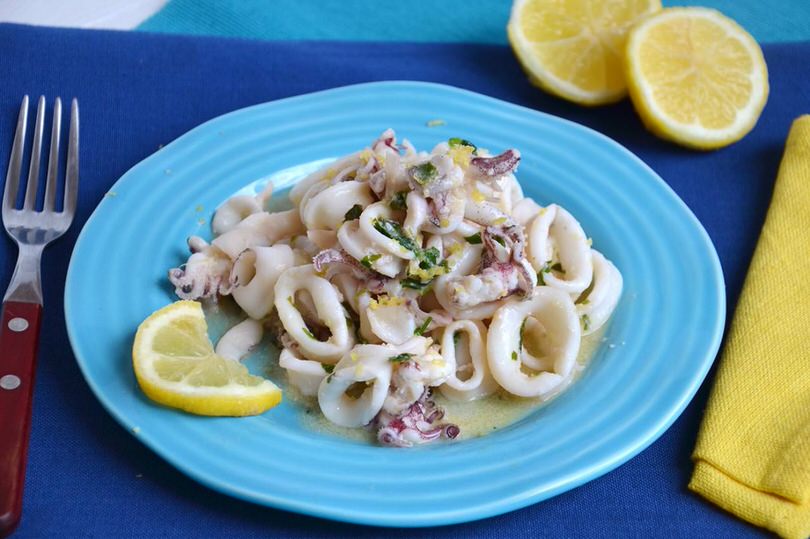 Calamari al limone