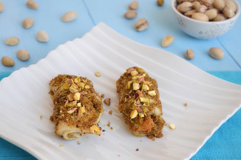 Involtini di platessa al pistacchio