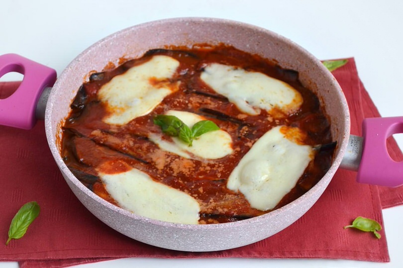 Parmigiana di melanzane in padella
