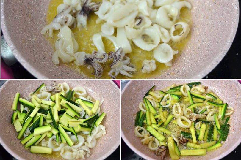 calamari e zcchine