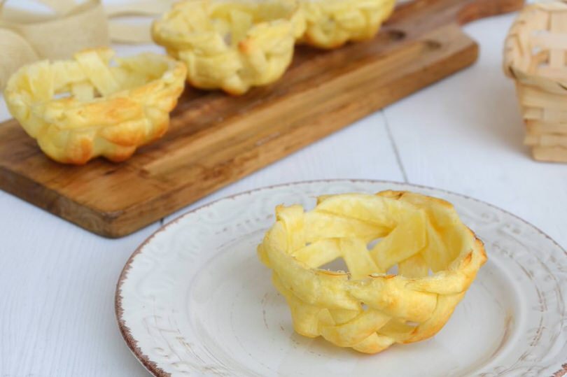 cestini di pasta sfoglia