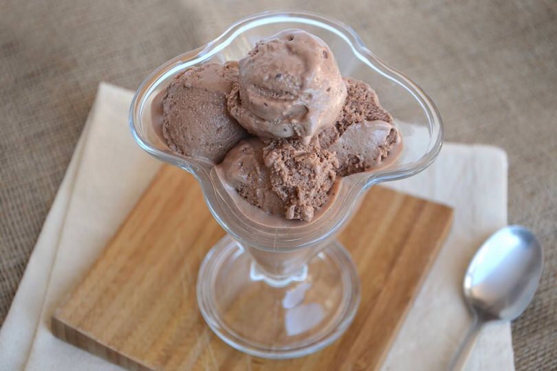 Gelato al cioccolato vegan