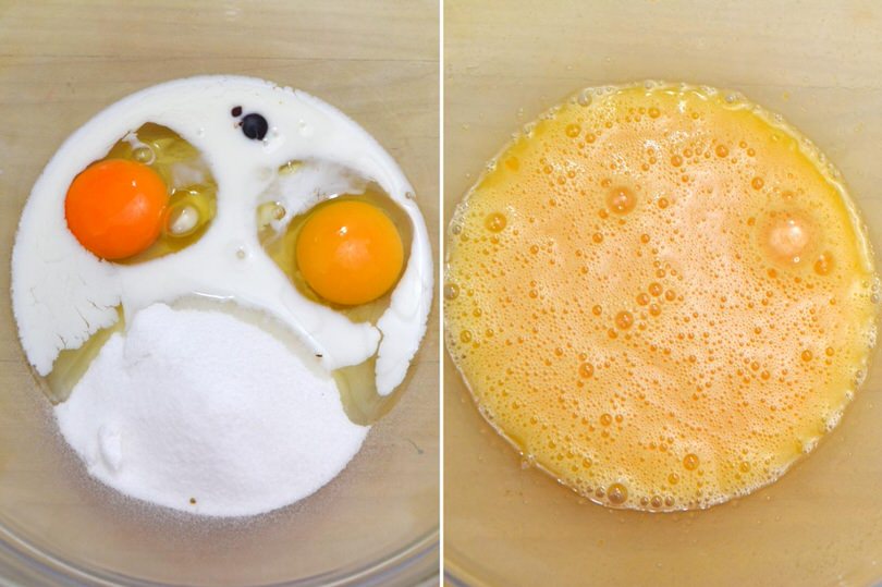 latte e uova
