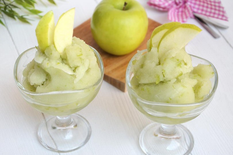 Sorbetto alla mela verde