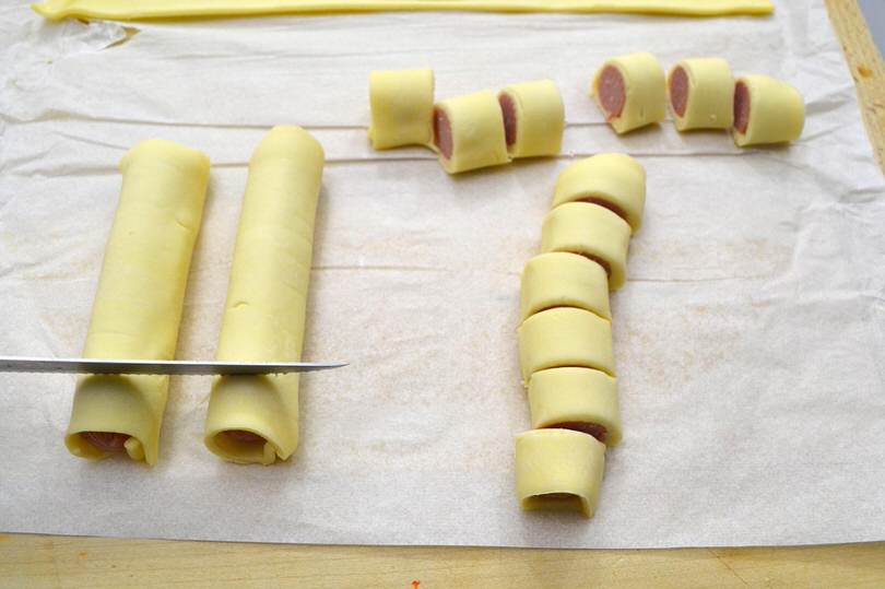 tagliare rotolini