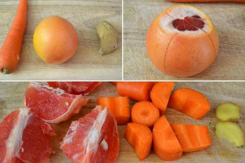 1 carota pompelmo zenzero