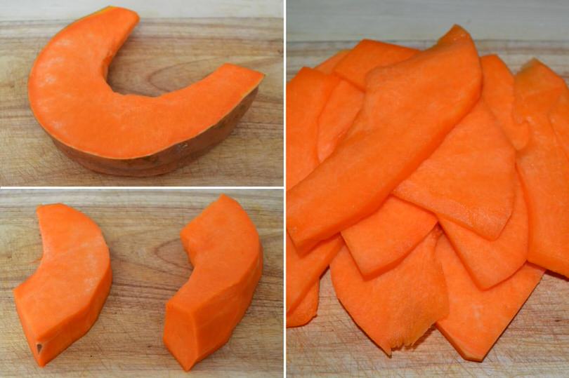 1 tagliare zucca