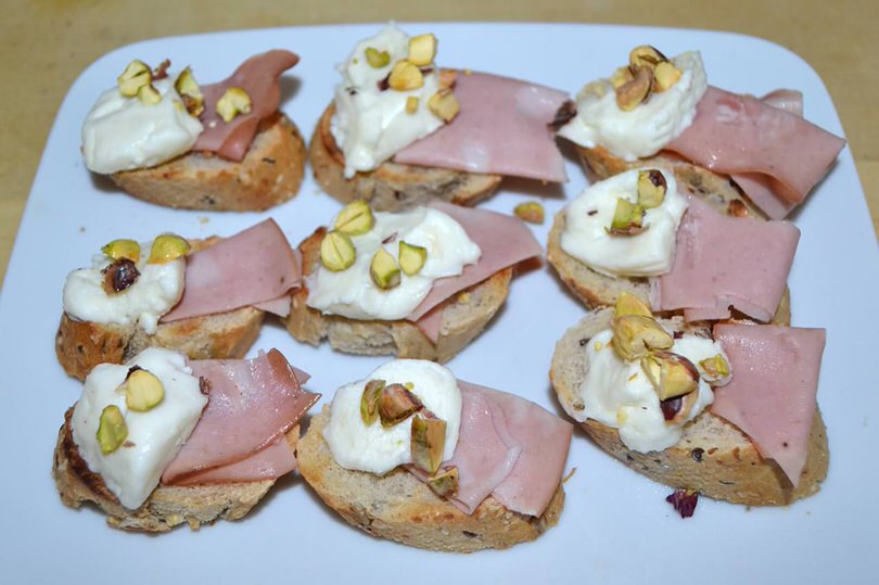 4 aggiungere pistacchi